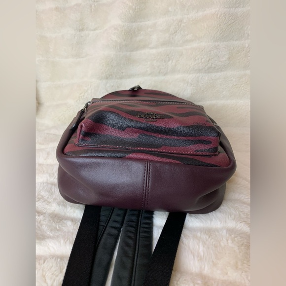 Coach Men's Black and Brown Backpack - Picture 3 of 9